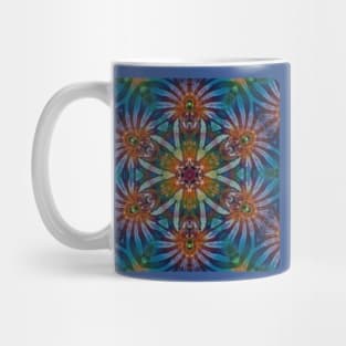 Psychedelic Kaleidoscopic Multi-Color Mandala Number 3 Mug